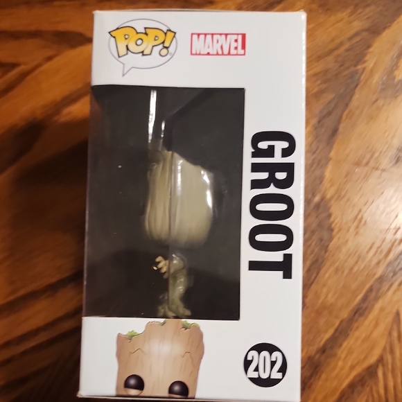 Guardians of the Galaxy Groot Funko #202 NIB - Picture 3 of 7